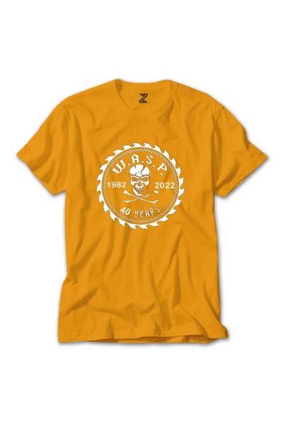 WAKHA Tricou colorat WASP 40 de ani, culoare galbenă, mărimea S