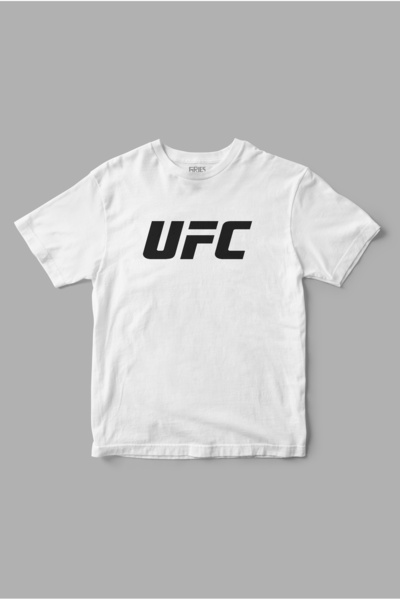 donamod UFC Logo Baskılı Tişört