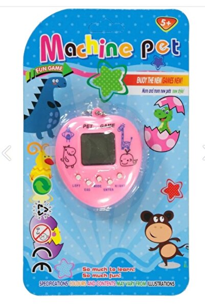 Online Sanal Bebek Nostaljik Kalp Şeklinde Sevimli Sanal Bebek Pembe Renk