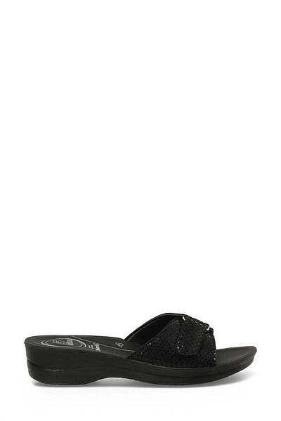 Polaris 607171 .Z Black Women's Slippers