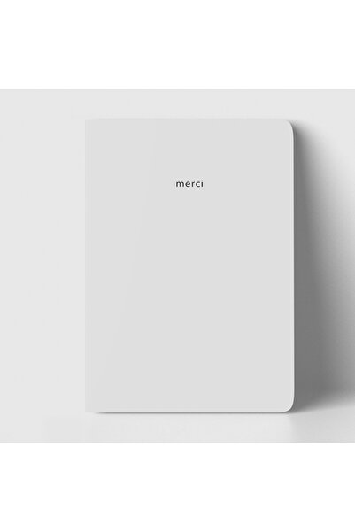 Joo Studio Merci Beyaz Defter (çizgili)