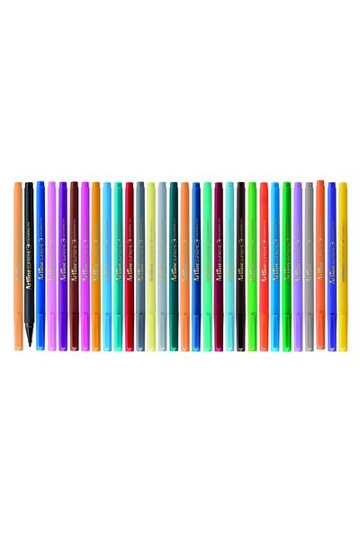 ONABANA Supreme Colouring - 0.6 mm Felt Tip, Set of 10 Colors (Spliced Colors)