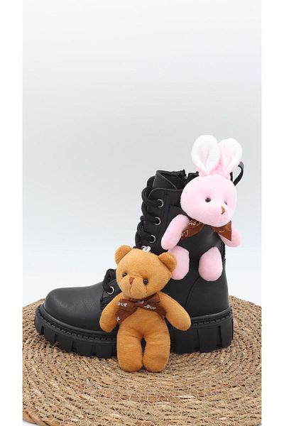 Moda Lime Καθημερινή ορθοπεδική σόλα Teddy Bear Boots Παιδικές χειμερινές μπότες για κορίτσια Παιδικά παπούτσια Παιδικά χειμωνιάτικα ροζ μπότες κουνελιού