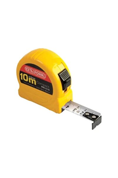 CETA FORM Kompakt Profesyonel Şerit Metre 10 Mx25 Mm - P05-1025
