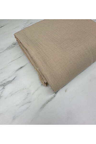 ipekkumaş Krem Yüzde Yüz Pamuklu Çift Kat Elbiselik Müslüm Kumaş Ürünümüz Adet Olarak Satılır 1 Adet 1 Metre