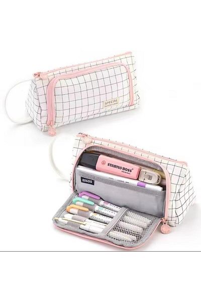 AYVİ STORE Pen Holder -Pencil Case- Makeup Case