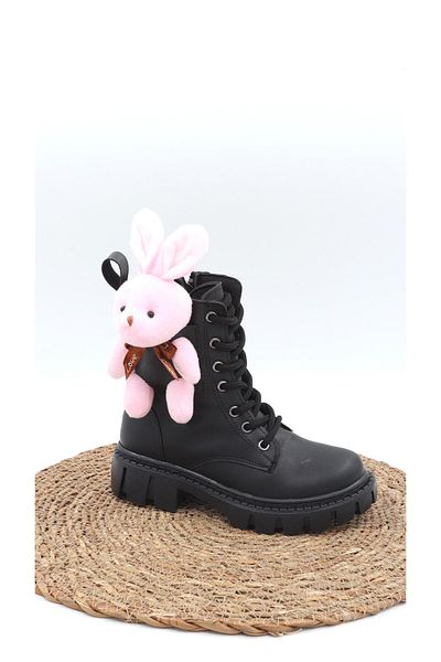 Moda Lime Καθημερινή ορθοπεδική σόλα Teddy Bear Boots Παιδικές χειμερινές μπότες για κορίτσια Παιδικά παπούτσια Παιδικά χειμωνιάτικα ροζ μπότες κουνελιού