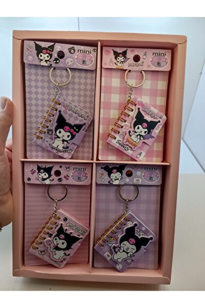 Meyra Accessories Caiet Sanrio Kromi cu mini breloc, capac magnetic, cadou du...