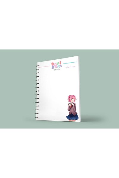 nihonwosekai Doki Doki Literature Club A5 Boy Anime Spiral Notebook 50 Sheets
