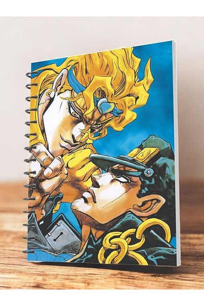 nihonwosekai Jojo Jojo's Bizarre Adventure A5 Boy Anime Spiral Notebook 50 Sheets