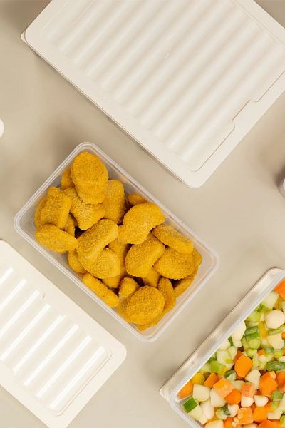 SAVLAR 4 Piece Set Freshbox Storage Container Suitable for Microwave and Diffraction