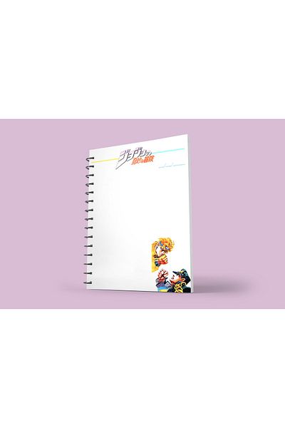 nihonwosekai Jojo Jojo's Bizarre Adventure A5 Boy Anime Spiral Notebook 50 Sheets