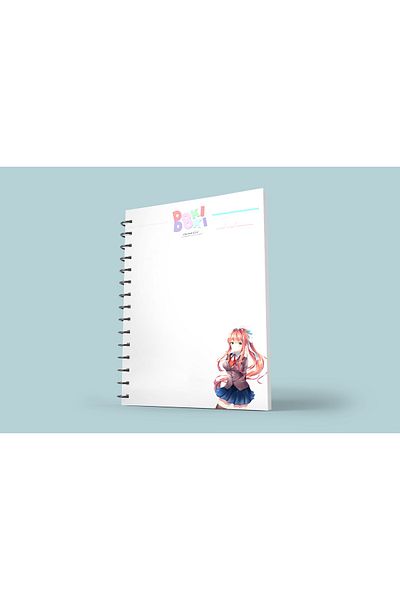 nihonwosekai Doki Doki Literature Club A5 Boy Anime Spiral Notebook 50 Sheets