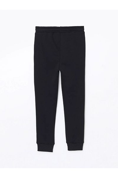 LC Waikiki Pantaloni de sport Jogger pentru fete LCW Kids cu talie elastică neagră