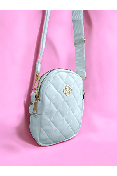 MAMIN Стильна сумка через плече з подвійною блискавкою та стьобаним плечем