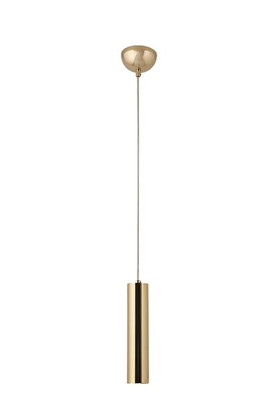 Bozyaka Aydınlatma Serena Decorative Single Metal Ceiling Pendant Lamp Gold Plated Modern Chandelier (Daylight Led Bulb Included.)