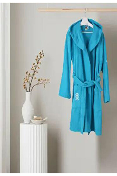 PIRILTI COLLECTION KAPŞONLU BORNOZ