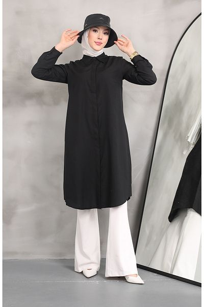 Kirazgym Longshirt Tunika Popeline Stoff
