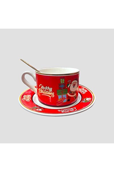 Genel Markalar Yılbaşı Temalı Kupa Bardak ve Tabak Takımı