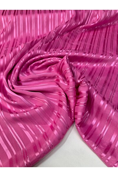 ipekkumaş Pembe Düz Simli Elbiselik Şifon Kumaş Ürünümüz Adet Olarak Satılır ...