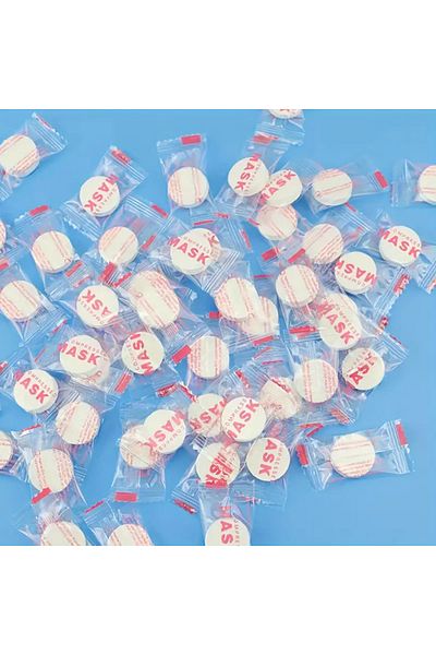 MİNGODAN 5Pcs Korean Magic Beauty Face Mask Compressed Travel Facial Mask Paper Mask Tablets
