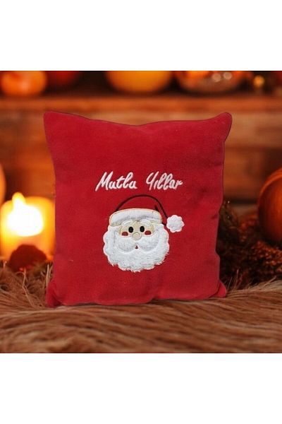 tosbai Decorative Red 40X40 Santa Claus Christmas Pillow Christmas Gift Pillow
