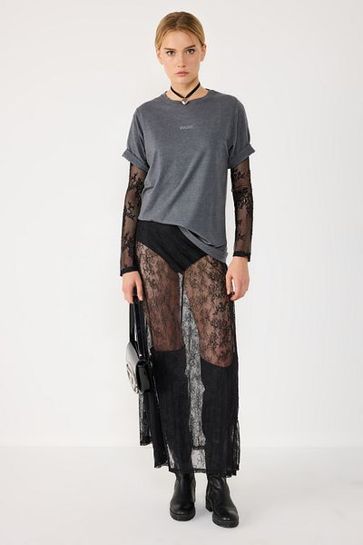 No Matter What Charcoal Acid Stone Round Neck Comfort Fit T-Shirt