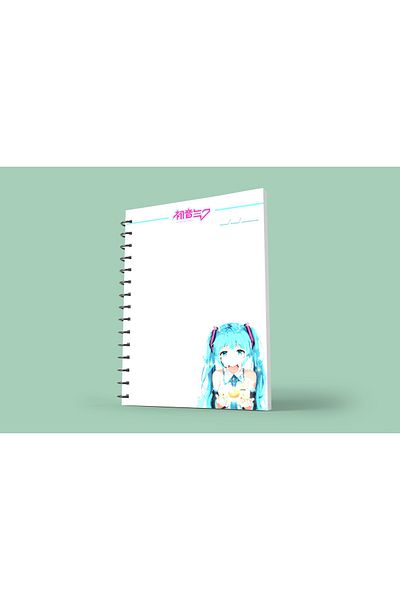 nihonwosekai Hatsune Miku A5 Boy Anime Spiral Notebook 50 Sheets