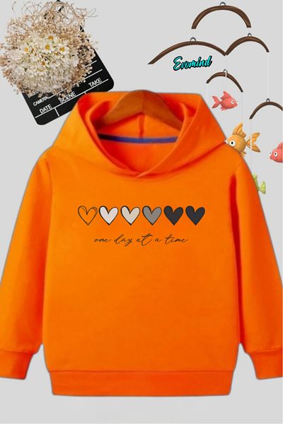 Evomind Children's Printed Hooded Sweatshirt