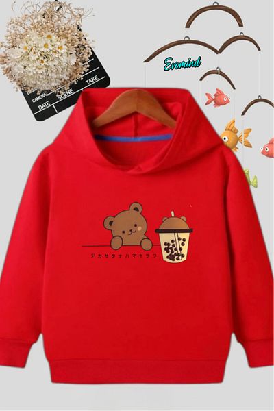 Evomind Children's Printed Hooded Sweatshirt