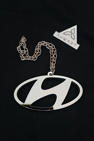 AHWART Hyundai Araba Dikiz Aynası Süsü Hyundai Logosu KROM Pleksi Araba Süsü