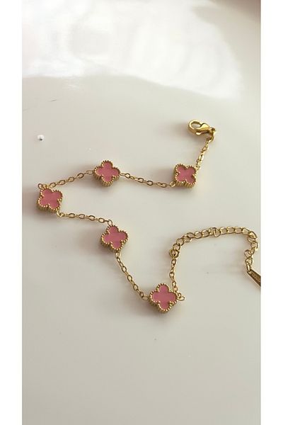 Opia JEWELRY - Mini Model Clover Steel Chain Bracelet (18+5cm)