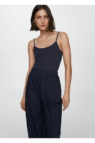MANGO Woman Parachute Overalls with Straps