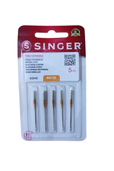 Kezban Tekstil Ev Tipi Dikiş Makine iğnesi 2045- 80/12 5 Li 1 PAKET JARSE, PE...