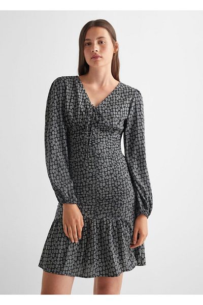 Mango Teen Rochie Neagra Pentru Copii