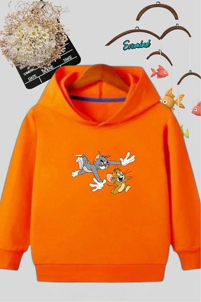 Evomind Children's Printed Hooded Sweatshirt