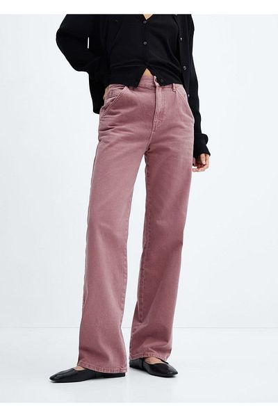 MANGO Woman Jean cargo Carpenter