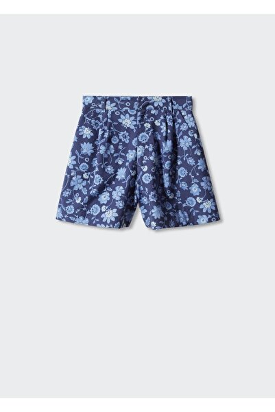 MANGO Woman Çiçek desenli şort