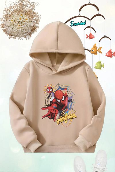 Evomind Children's Printed Hooded Sweatshirt