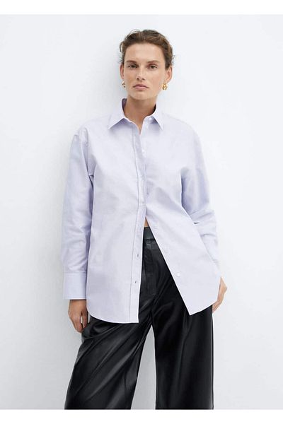 MANGO Woman Cămașă Oxford 100% bumbac