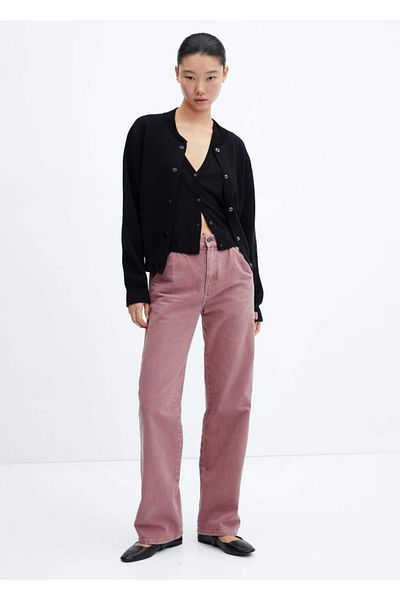 MANGO Woman Jean cargo Carpenter