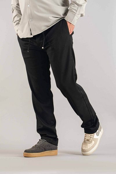 bombe Pantaloni mari pentru bărbați, cu potrivire confortabilă, cu curea din țesătură, cu șnur, pantaloni din pânză din lycra