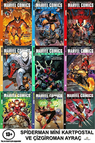 otto manga Marvel Comics Presents (1-9) Türkçe Çizgiroman | Spiderman Mini Ka...