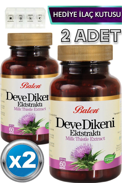 Balen Deve Dikeni Ekstraktı Kapsülü Devedikeni 60 Kapsül 375 Mg 2 Adet