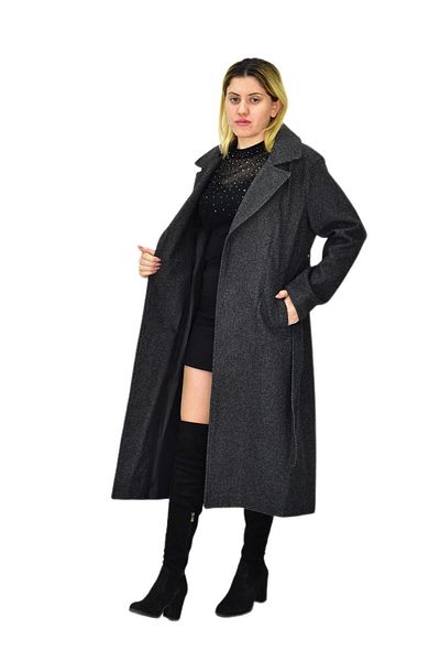 Misselens Women's Fish Back Long Cashew Coat Bgl-St04116