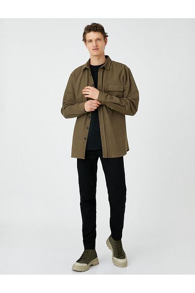 Koton Μαύρο Skinny Ανδρικό Jean Παντελόνι - 4wam40239nd Michael