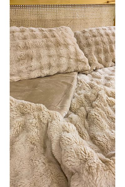 sutra Bubble Rabbit Feather Double Duvet Bedspread Set