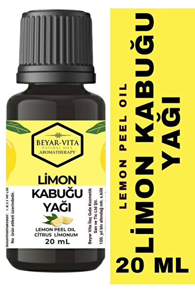 BEYARVİTA Limon Yağı 20 ml - lemon peel oil - limon kabuğu yağı
