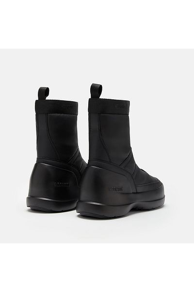MOON BOOT Men's Moon Boot Luna Zip Boot - 80D 2480010 -N001 Black