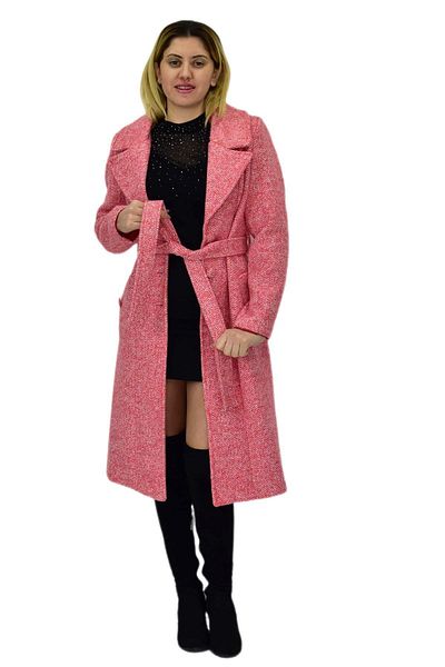 Stylihs Women's Patty Long Stamp Coat Bgl-St04121